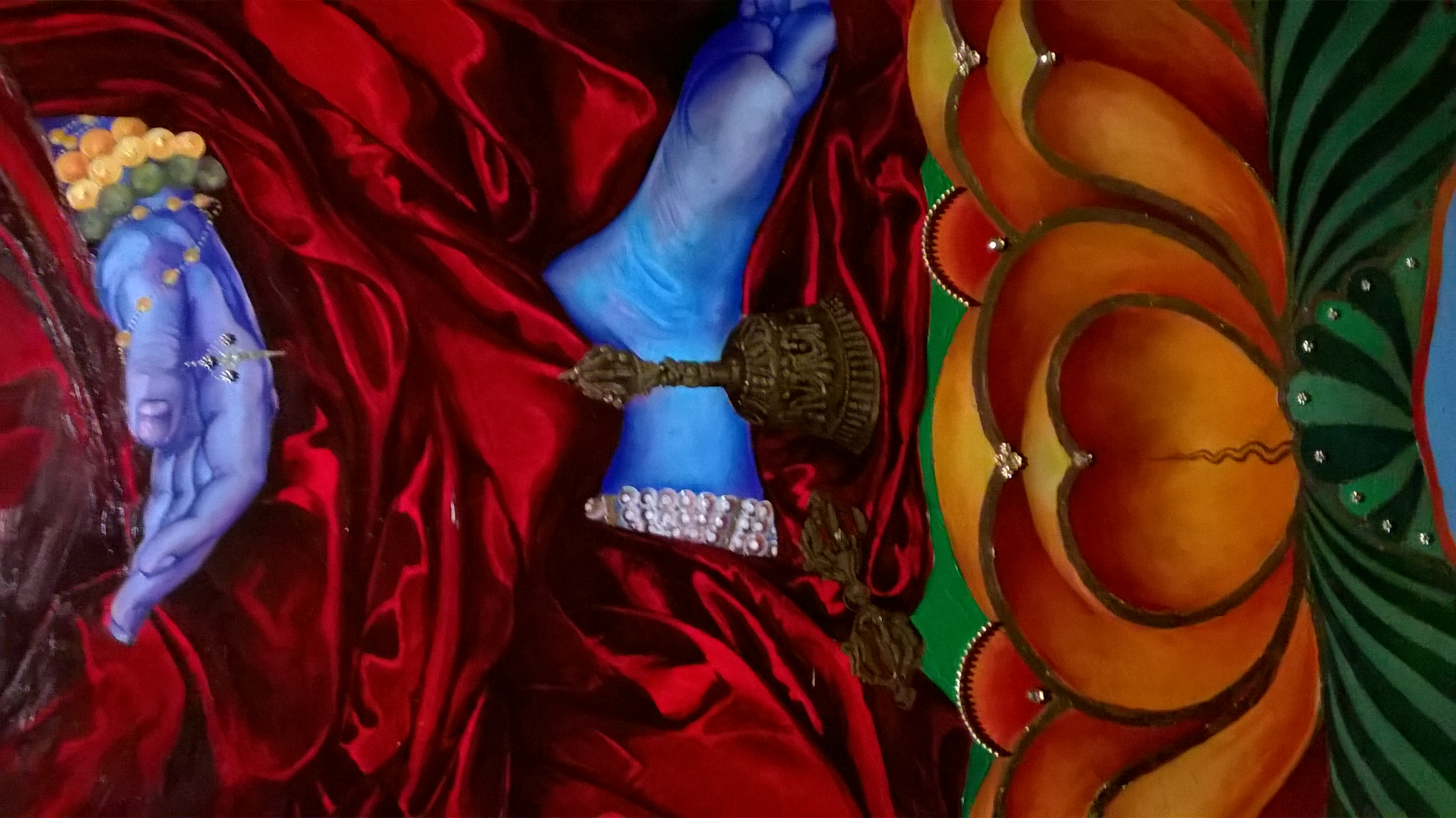Medicine Buddha — detail